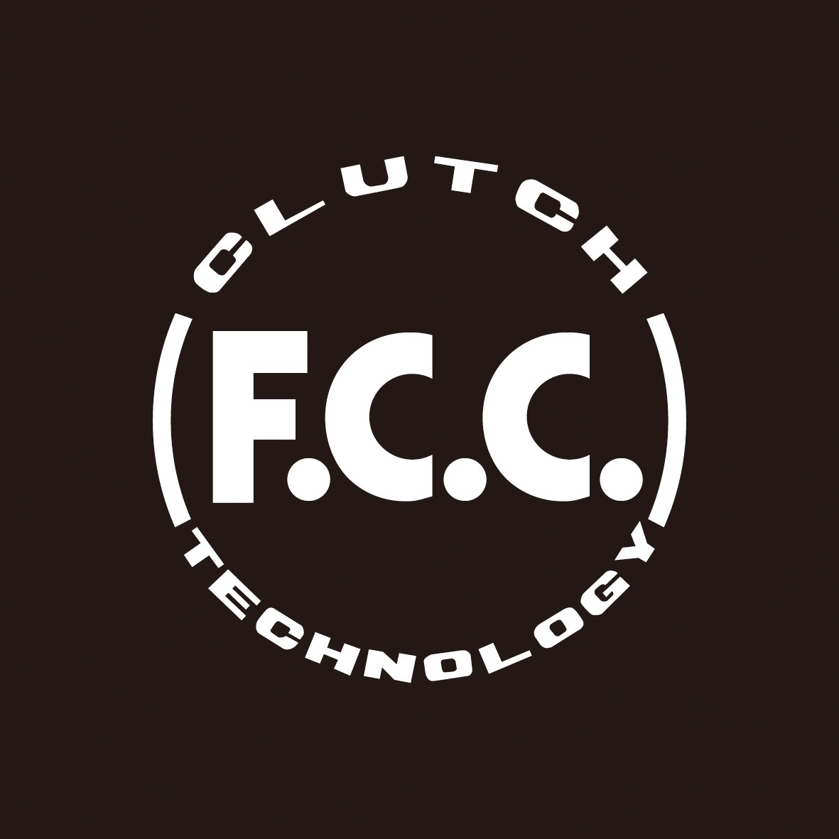 F・C・C ステッカー（転写タイプ白）