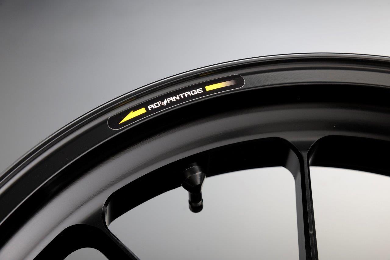 ADVANTAGE EXACTリム用ステッカー(左回転方向)