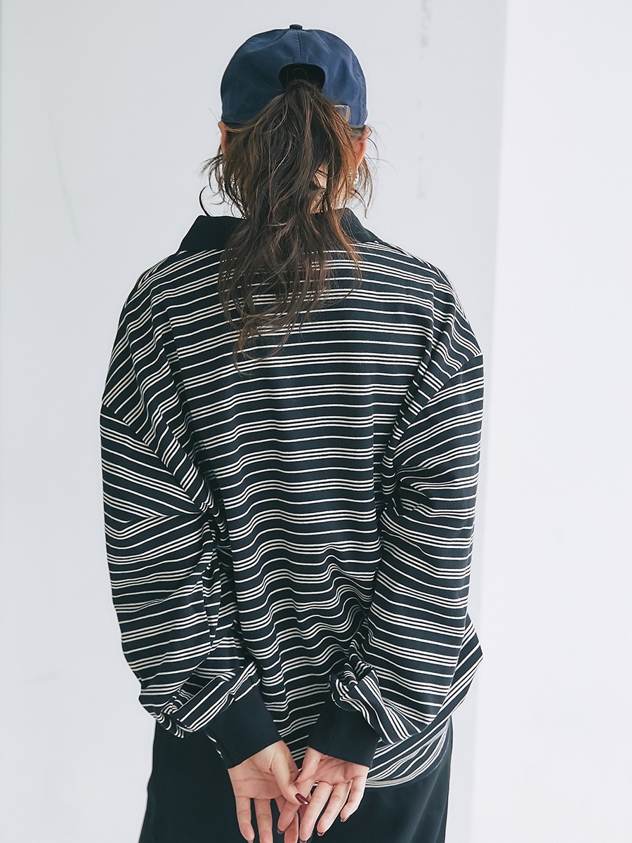 ボーダーポロトップス | Cut and sew | AEFRE