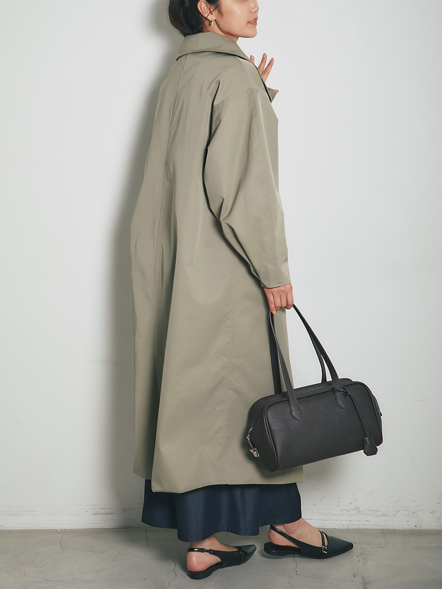 スタンドカラードルマンタフタコート | Coat | AEFRE