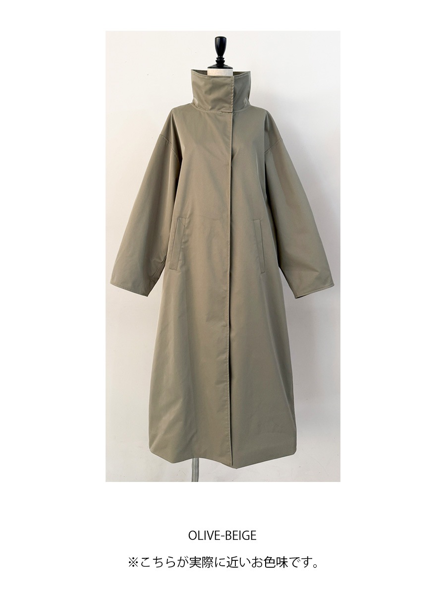 スタンドカラードルマンタフタコート | Coat | AEFRE