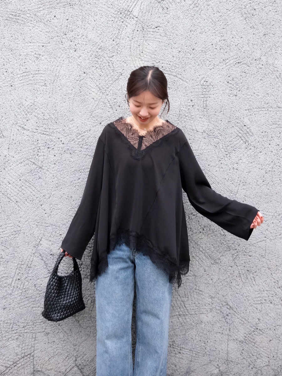 レーストリムブラウス | Shirts/Blouse | AEFRE