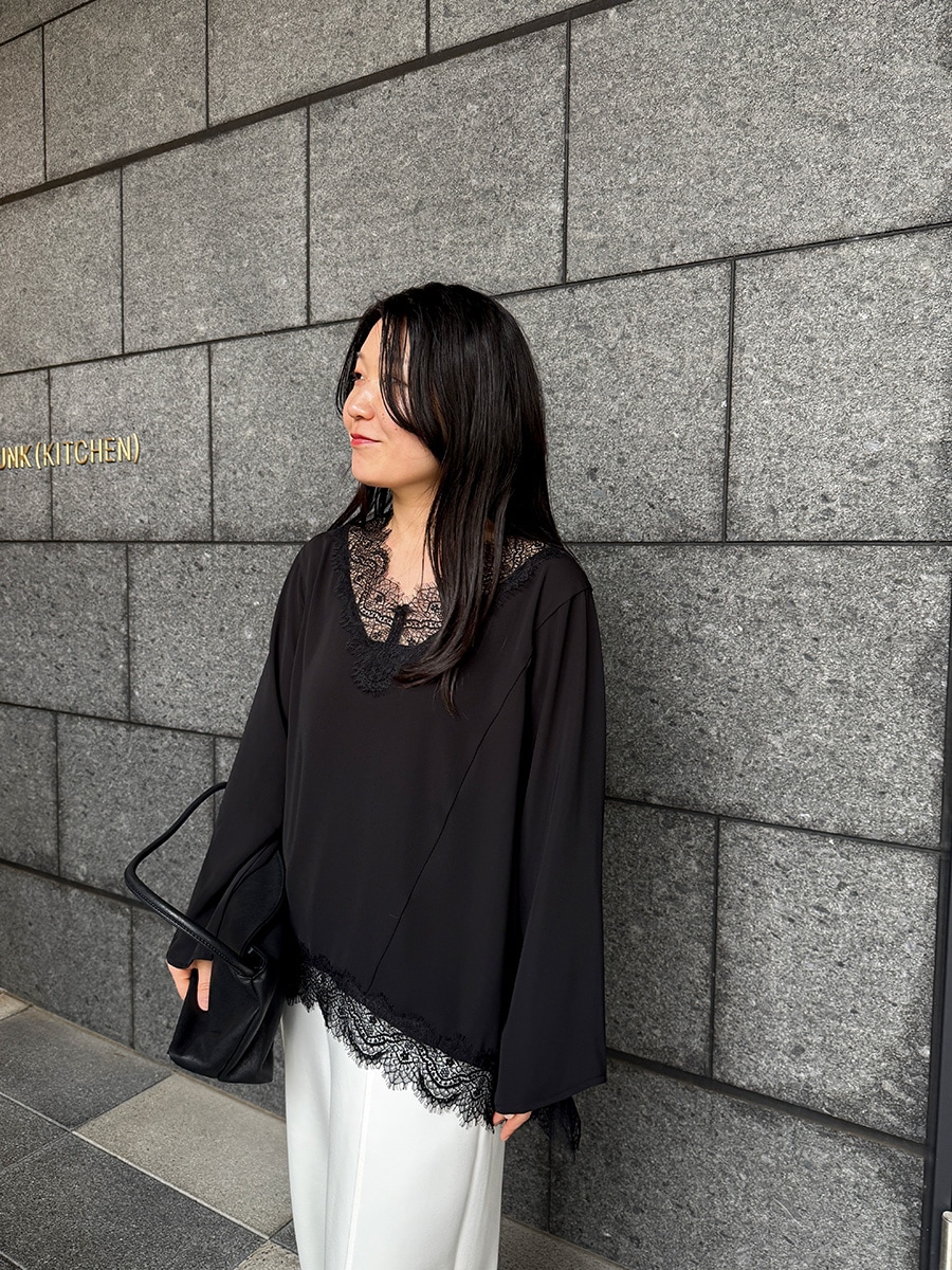 レーストリムブラウス | Shirts/Blouse | AEFRE