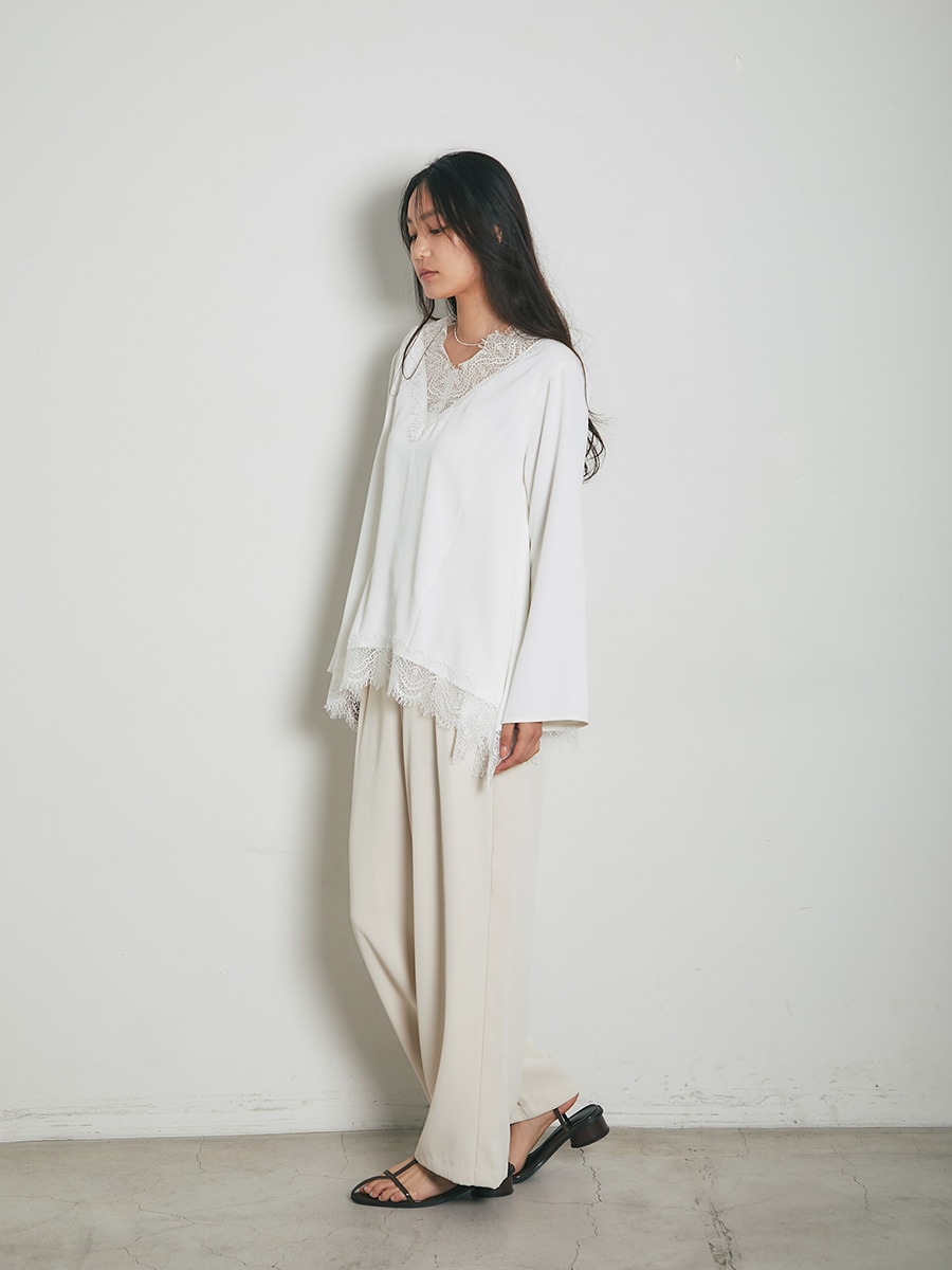 レーストリムブラウス | Shirts/Blouse | AEFRE