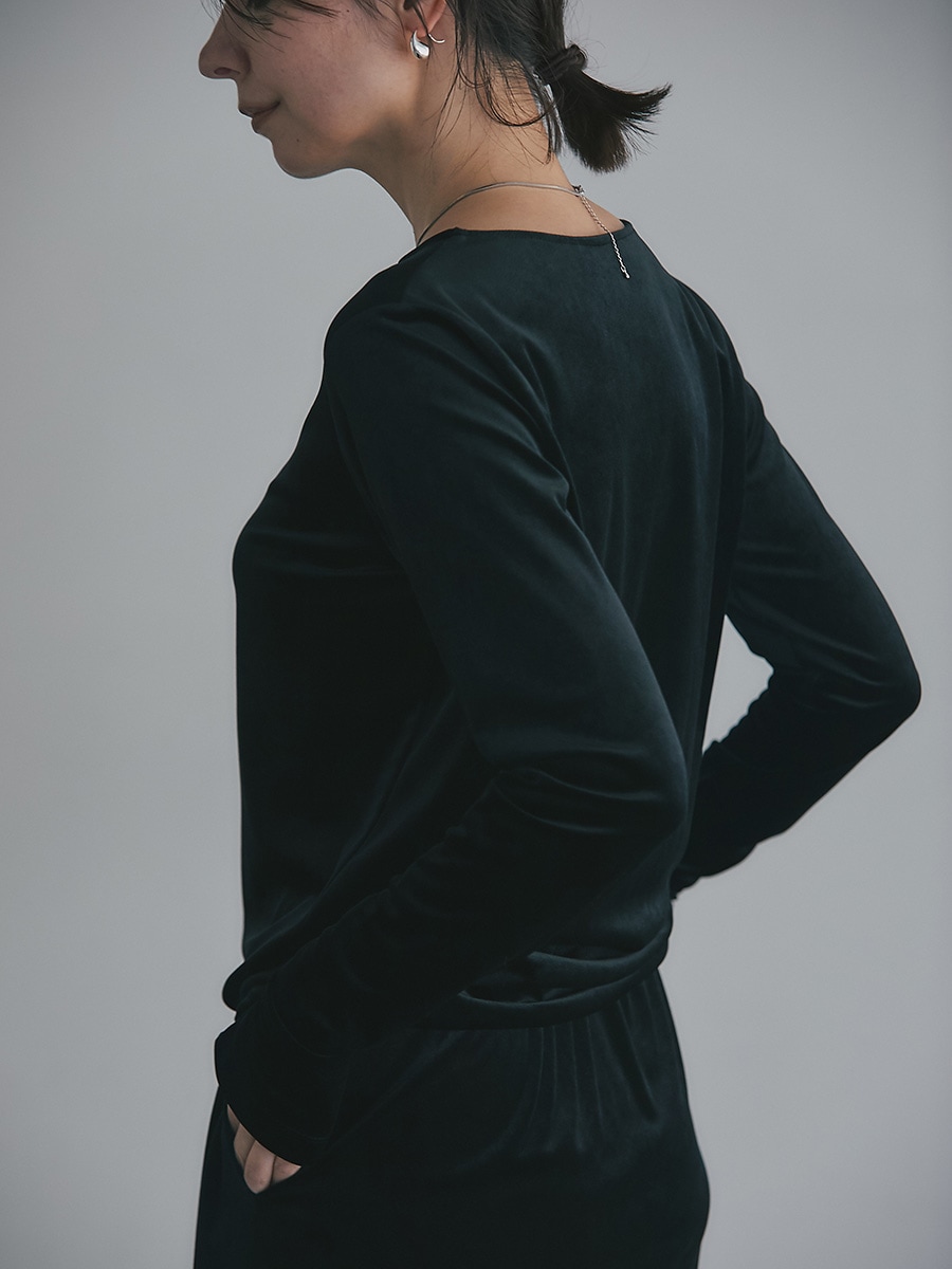 べロアトップス/ファスナースリットスカートセットアップ | Set up | AEFRE