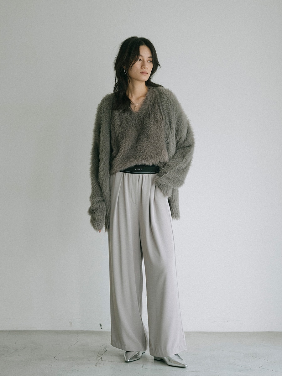 シャギーニットカーディガン | Knit | AEFRE