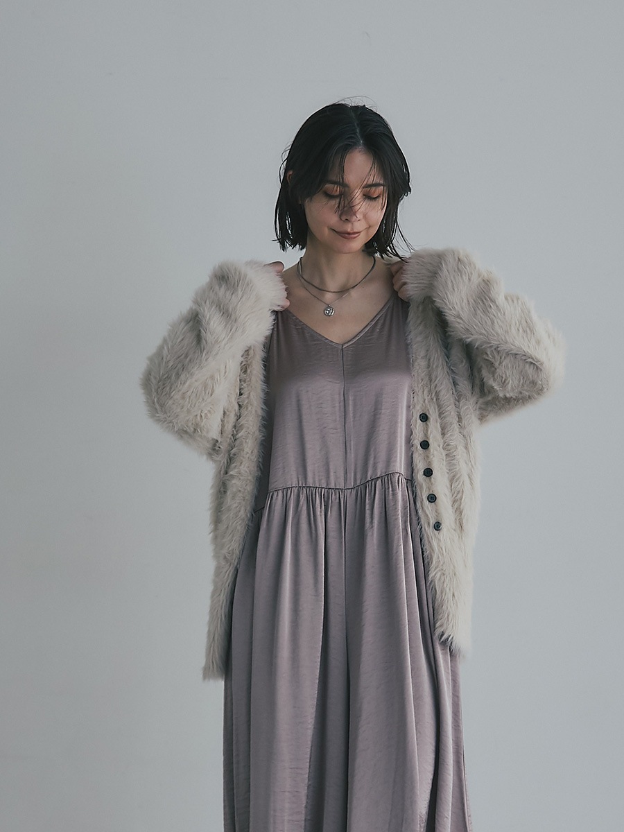 シャギーニットカーディガン | Knit | AEFRE