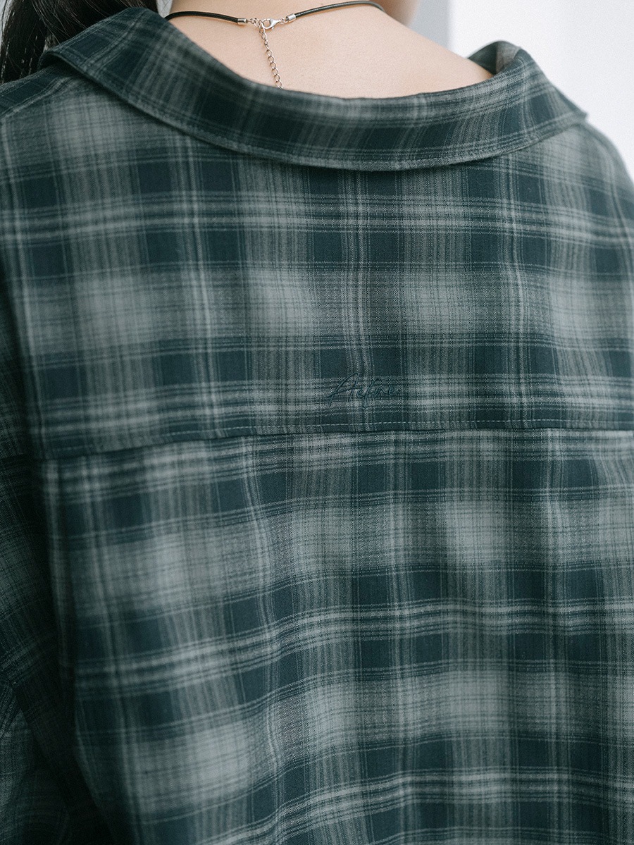 チェック柄ドルマンオーバーシャツ | Shirts/Blouse | AEFRE