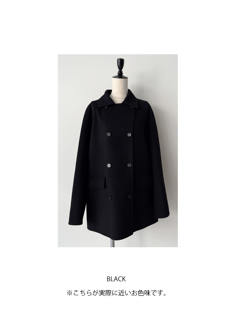 ウール混接結オーバーピーコート | Coat | AEFRE
