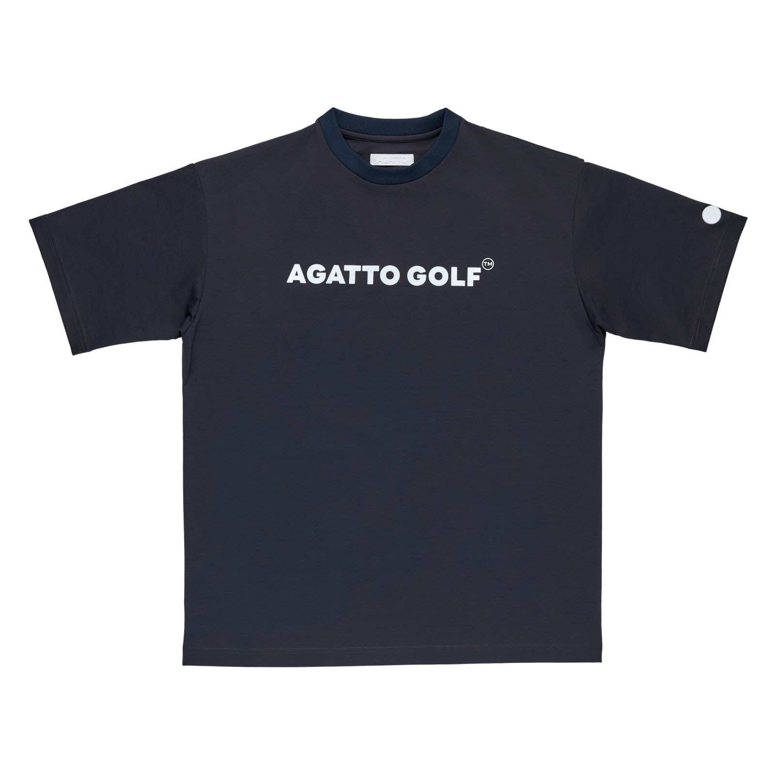 Ribbed Collar PULLOVER CHARCOAL