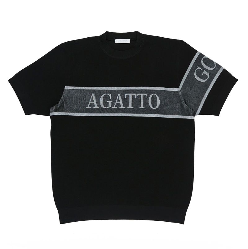 Logo Knit PULLOVER BLACK