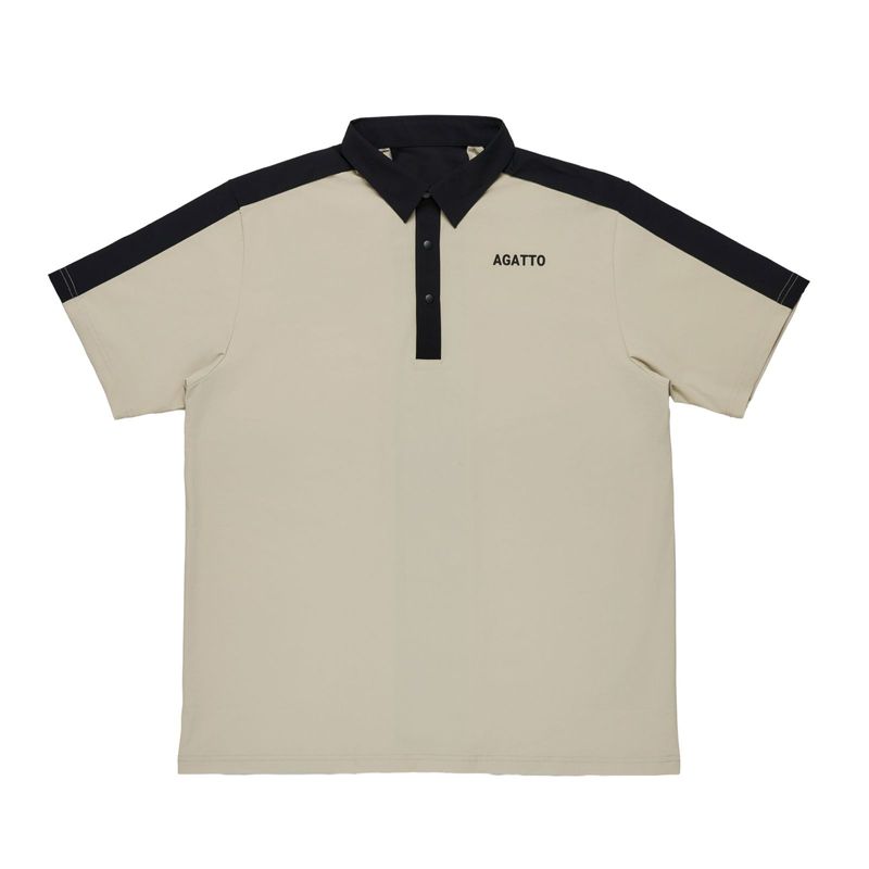 Bi-Color Panel POLO BEIGE×BLACK