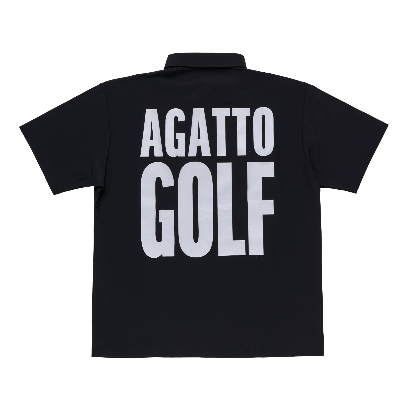 Big Logo Print POLO BLACK