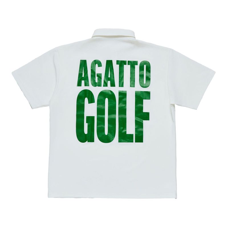 Big Logo Print POLO WHITE