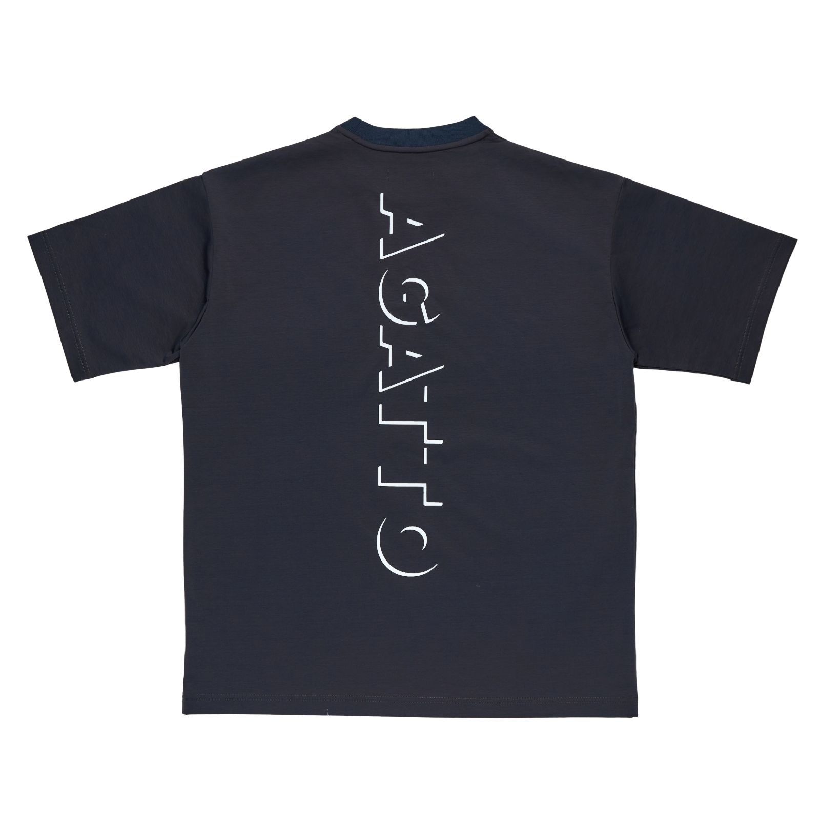 Ribbed Collar PULLOVER CHARCOAL