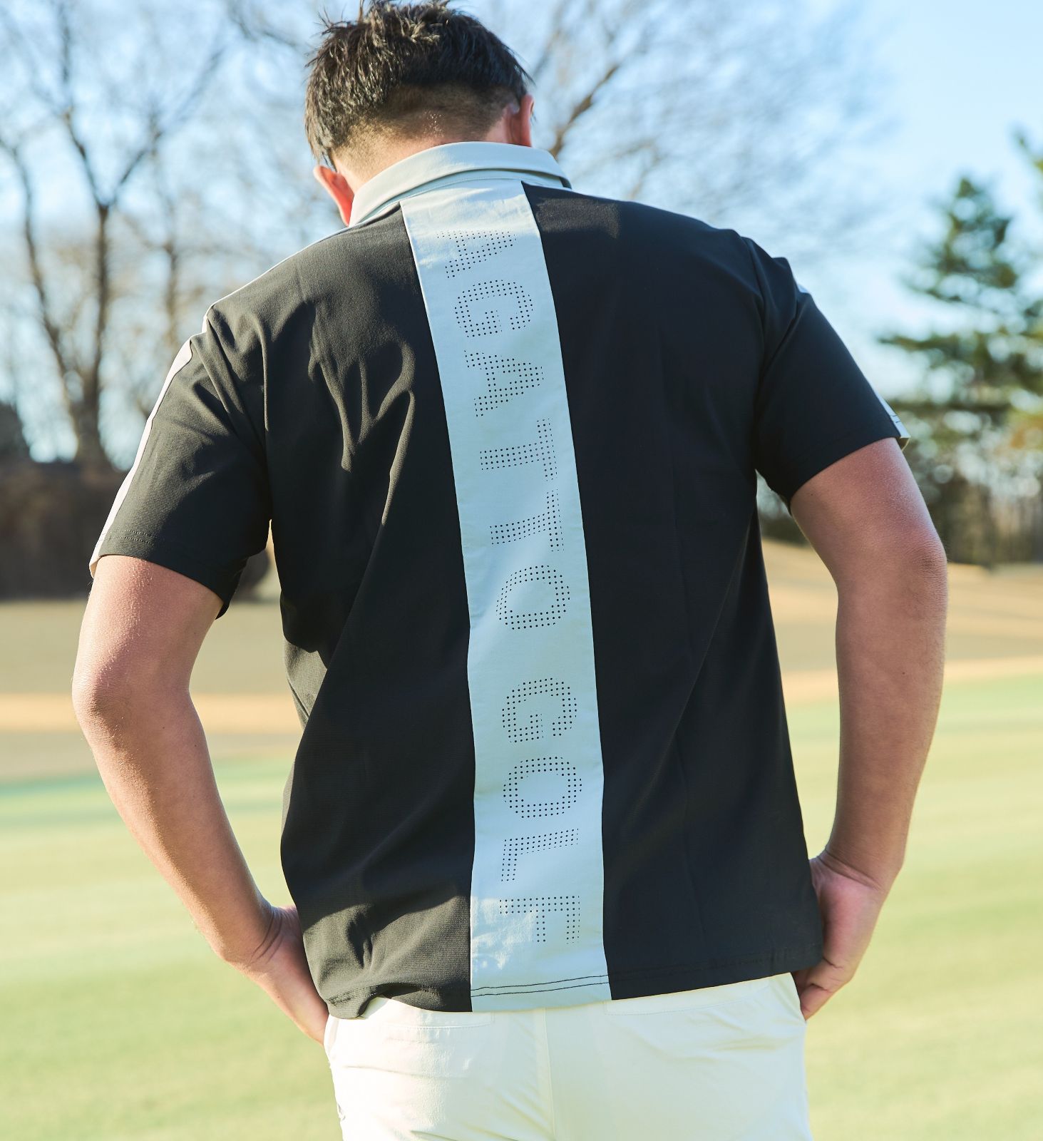 Lacoste AGATTO Bi-Color Panel POLO GREEN×WHITE Colour Block Polo