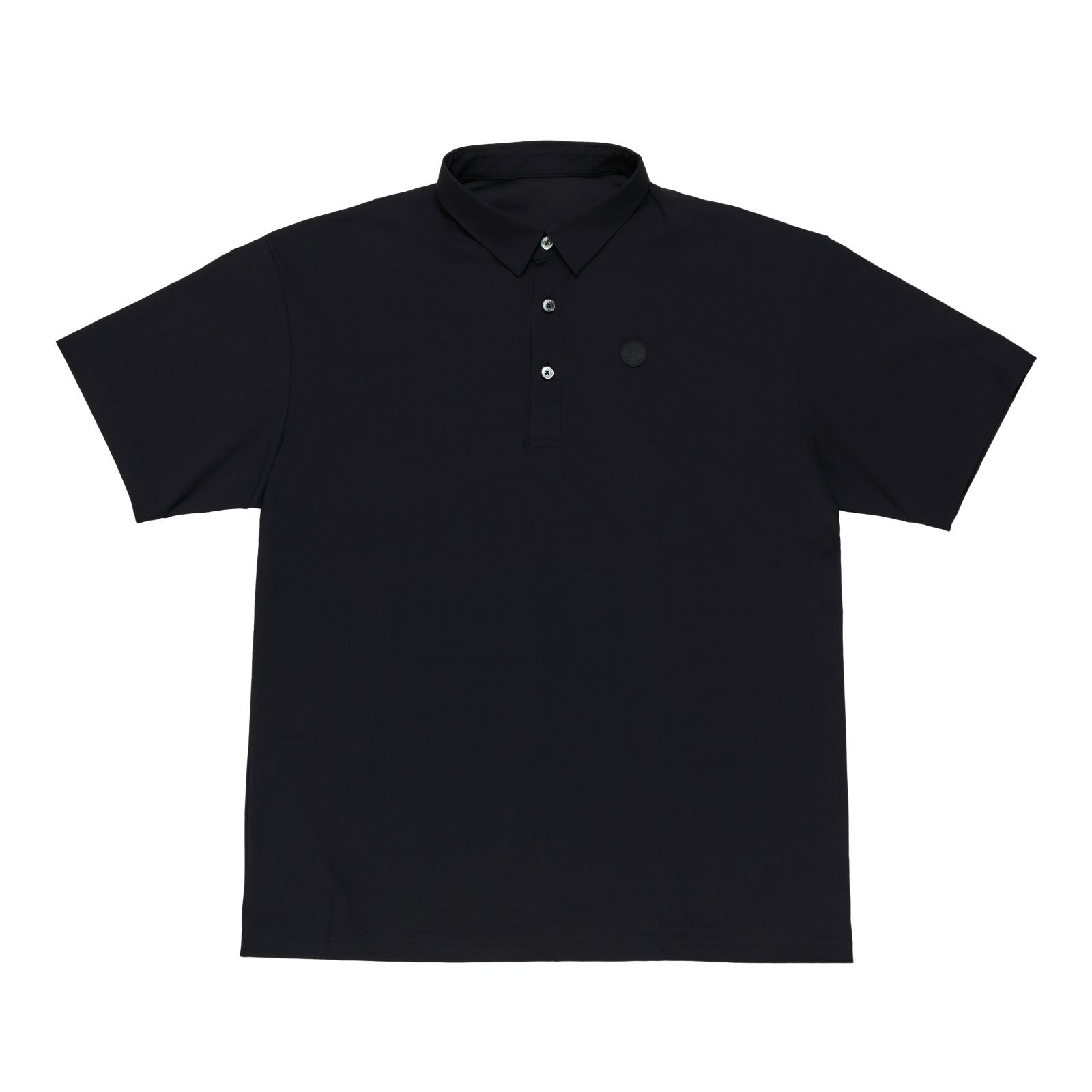 Big Logo Print POLO BLACK