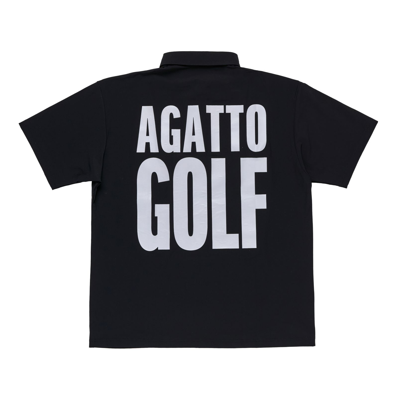 Big Logo Print POLO BLACK