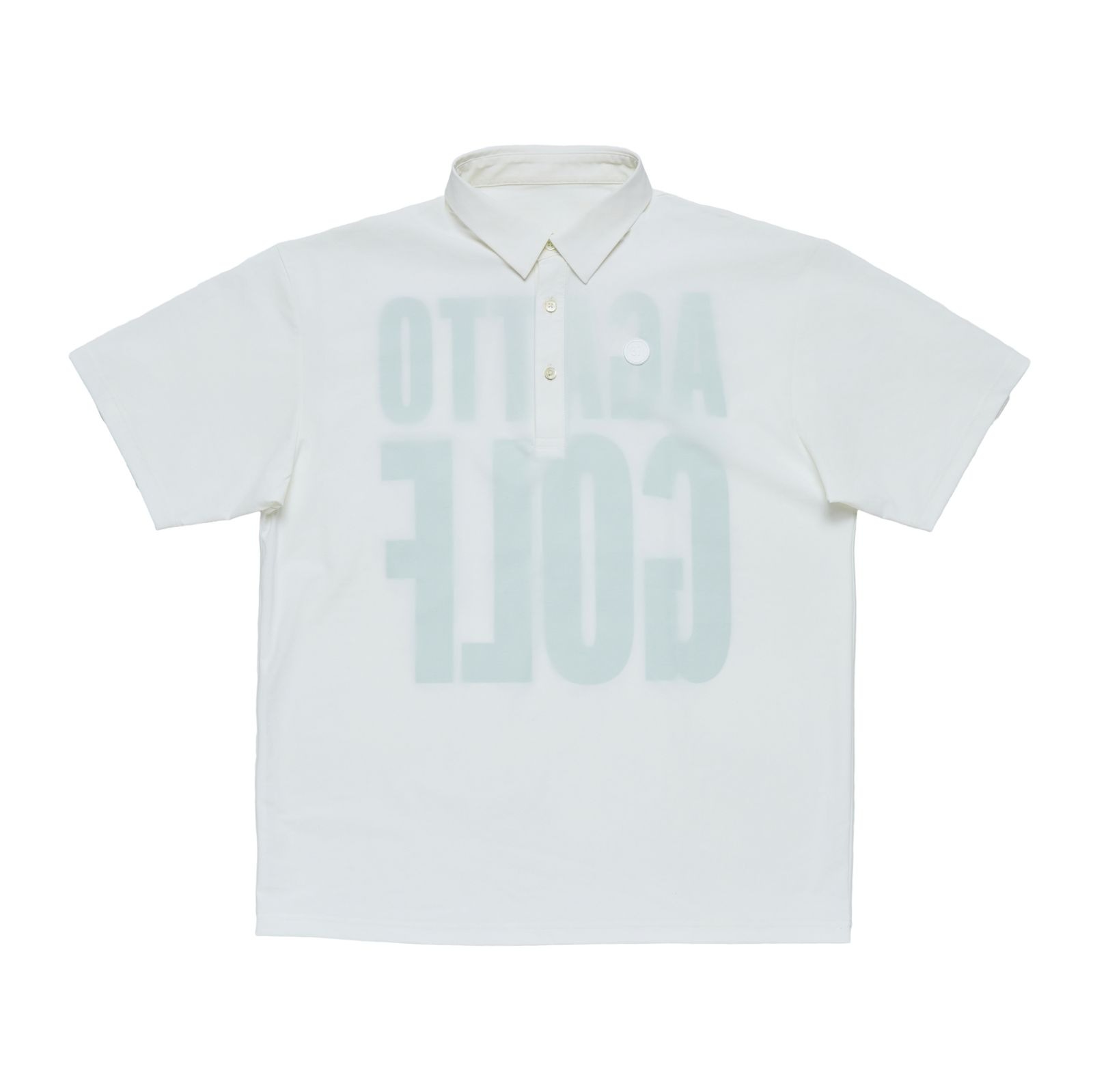 Big Logo Print POLO WHITE