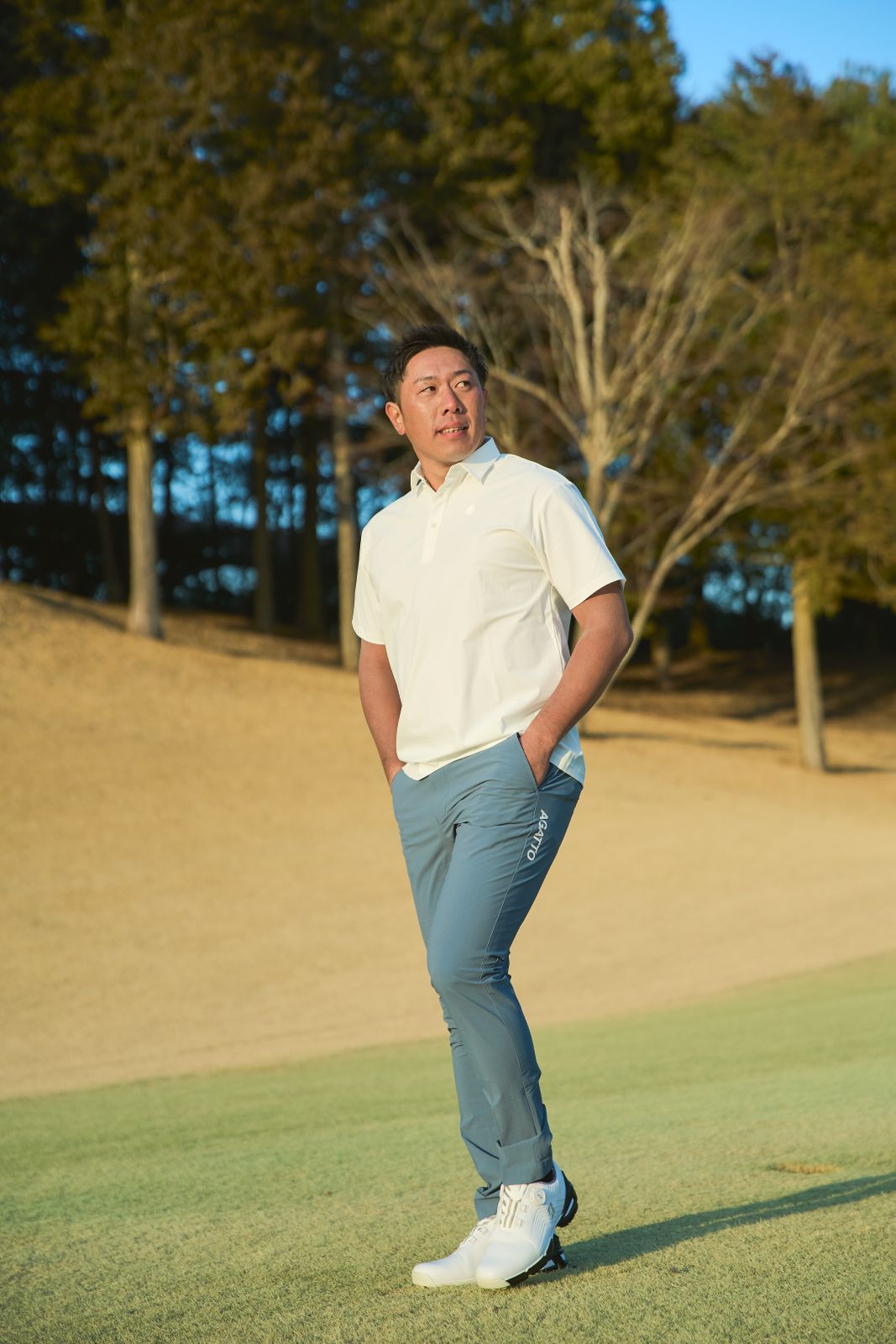 Big Logo Print POLO WHITE