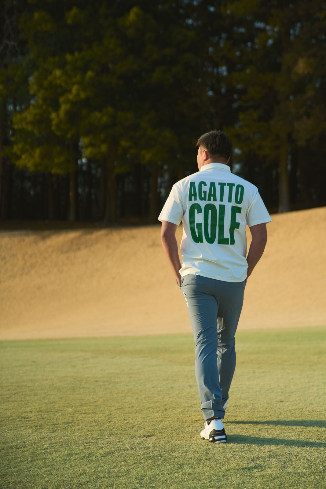 Big Logo Print POLO WHITE