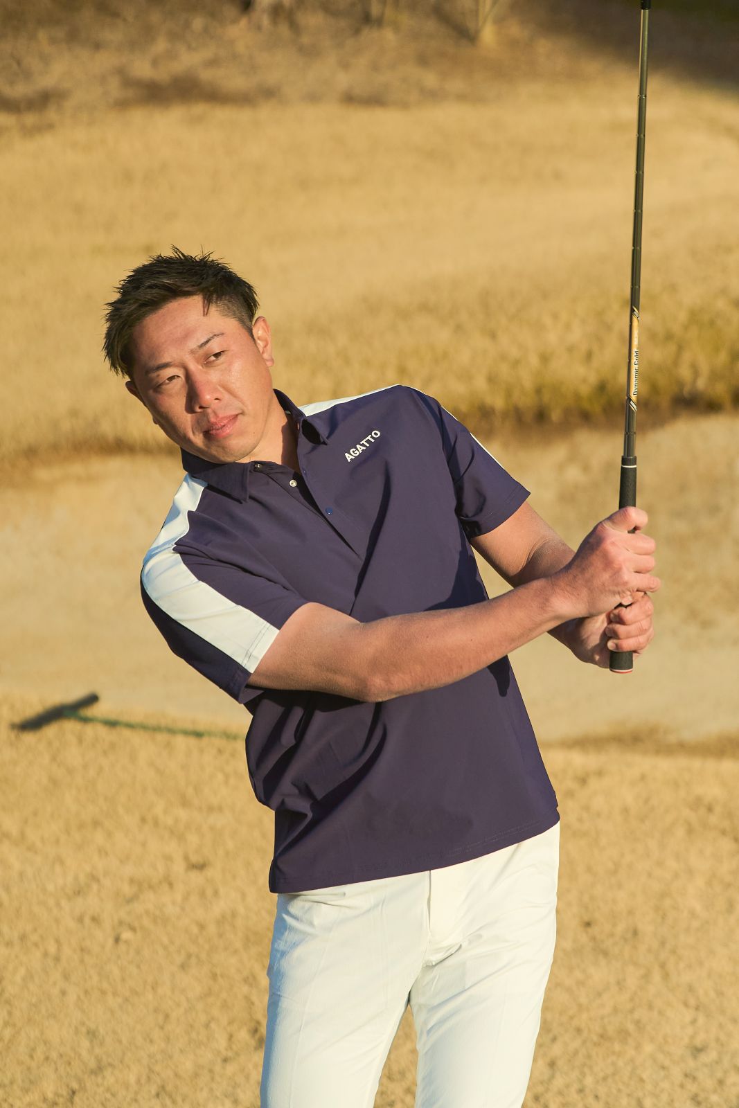 Bi-Color Panel POLO NAVY×WHITE