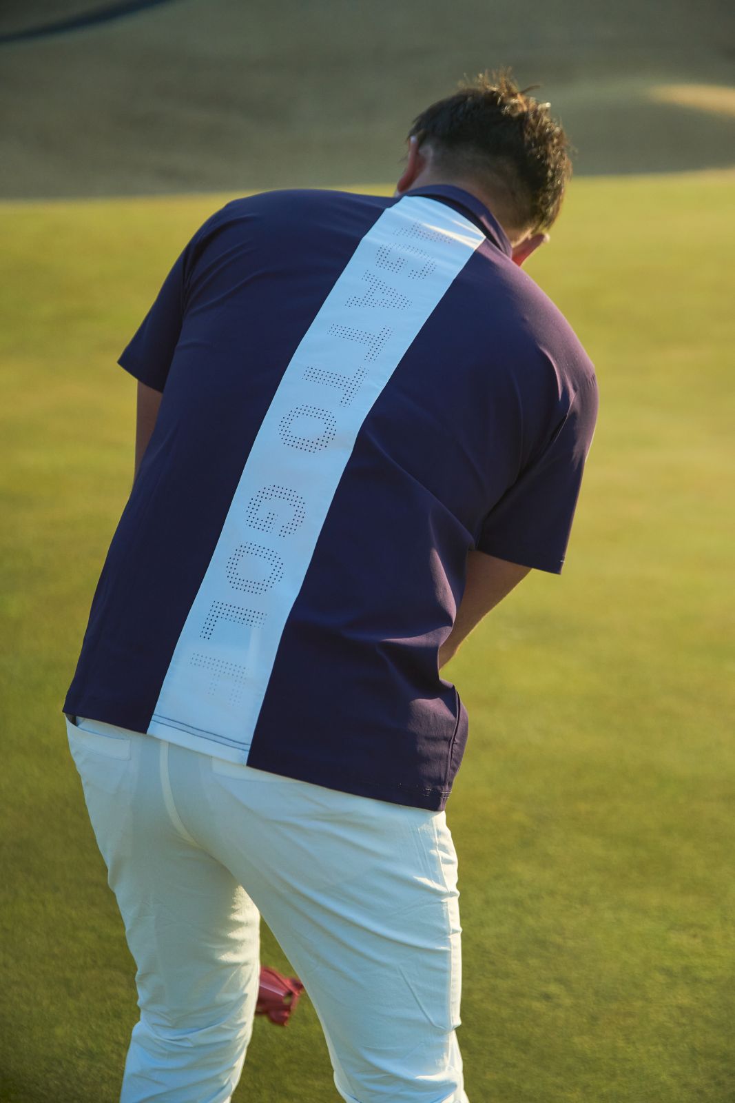 Bi-Color Panel POLO NAVY×WHITE