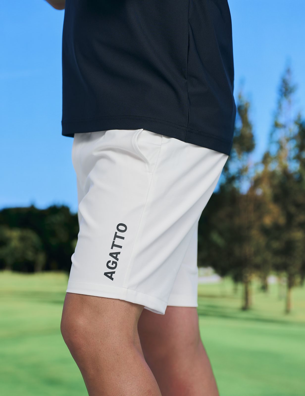 Stretch Golf SHORTS WHITE