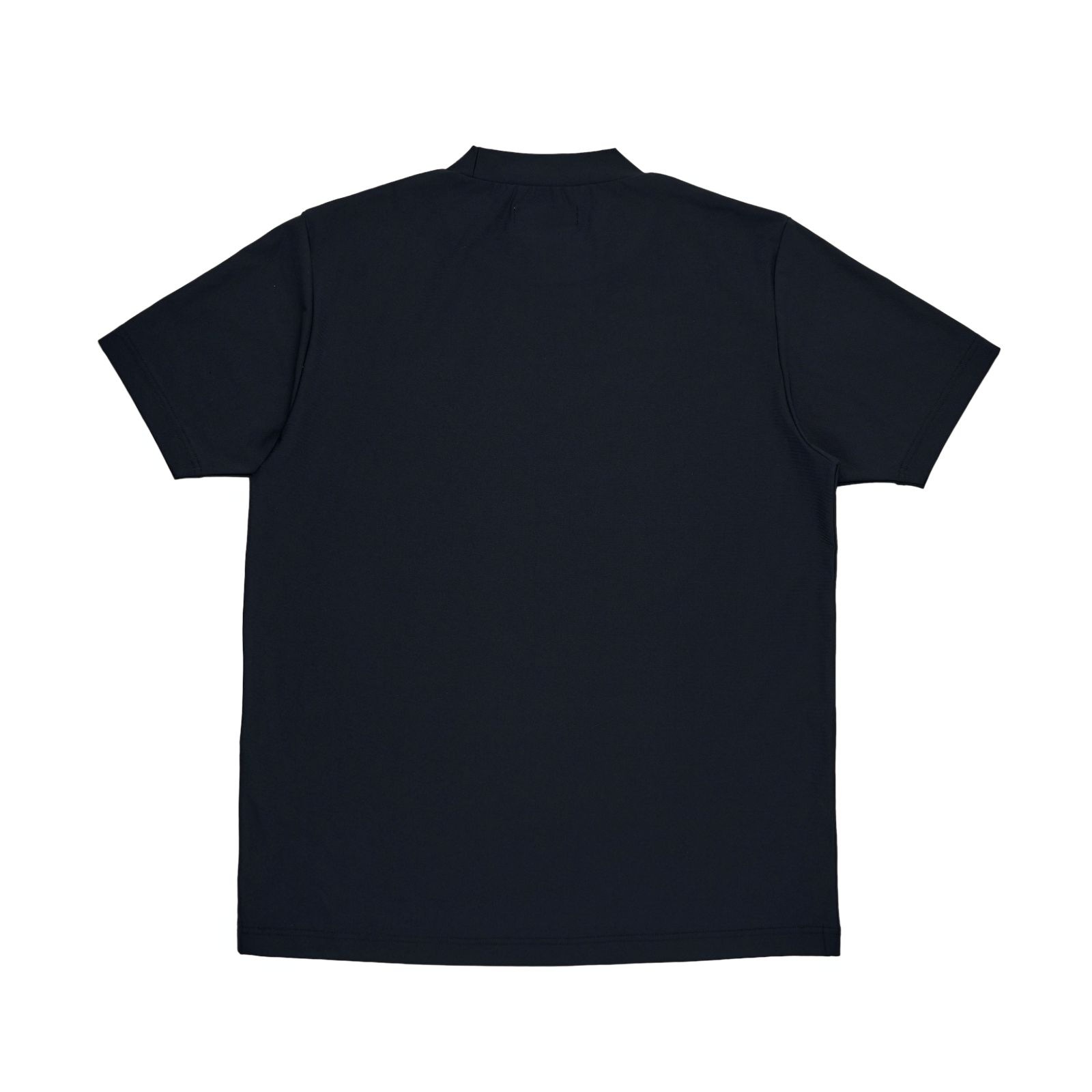 Front Logo Mock Neck BLACK