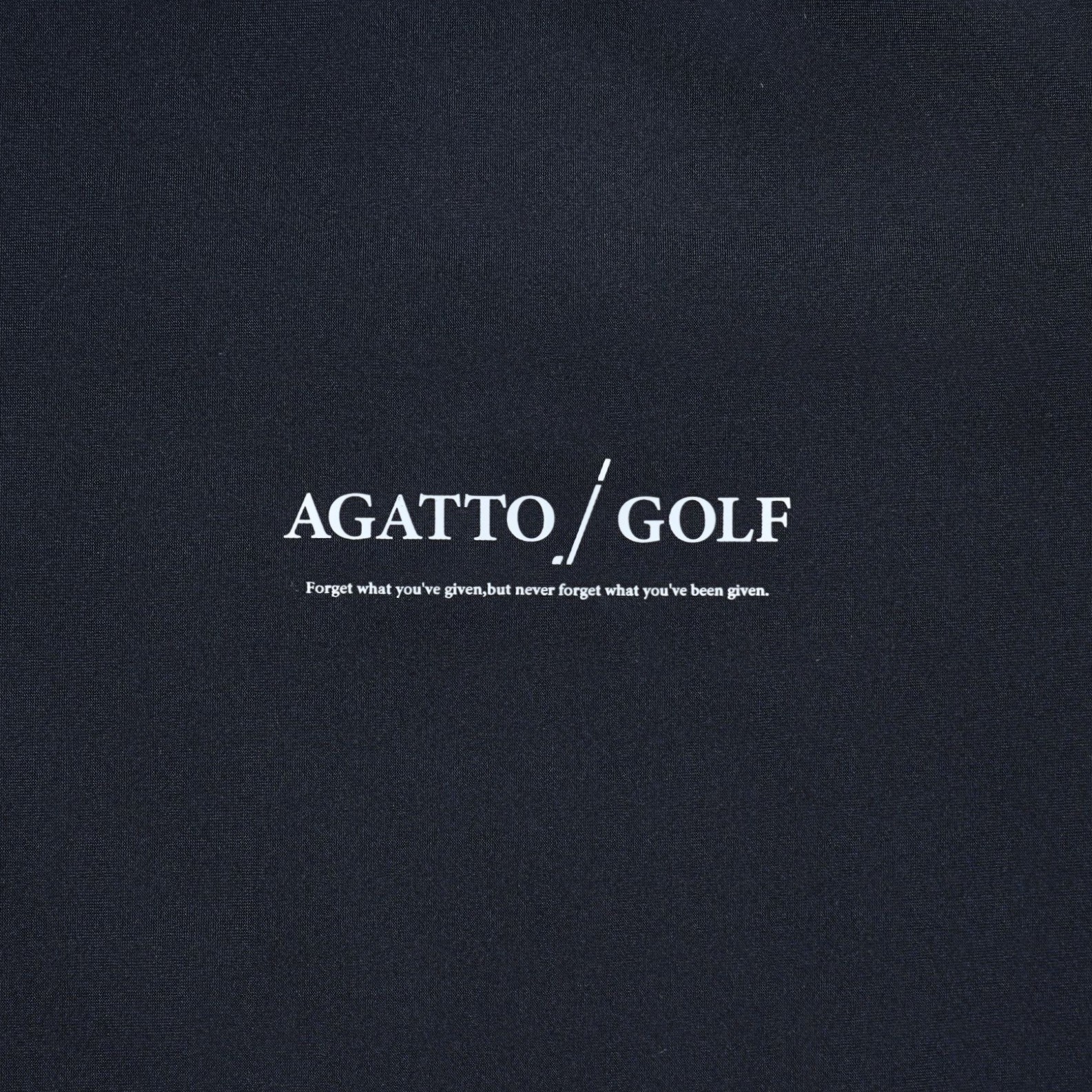 Front Logo Mock Neck BLACK