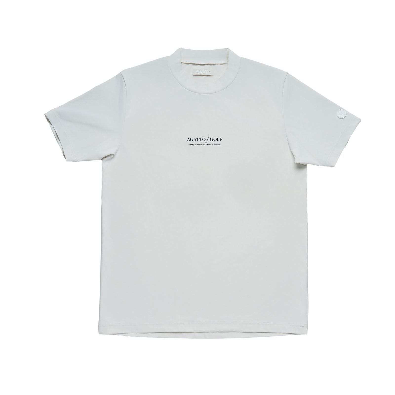 Front Logo Mock Neck WHITE