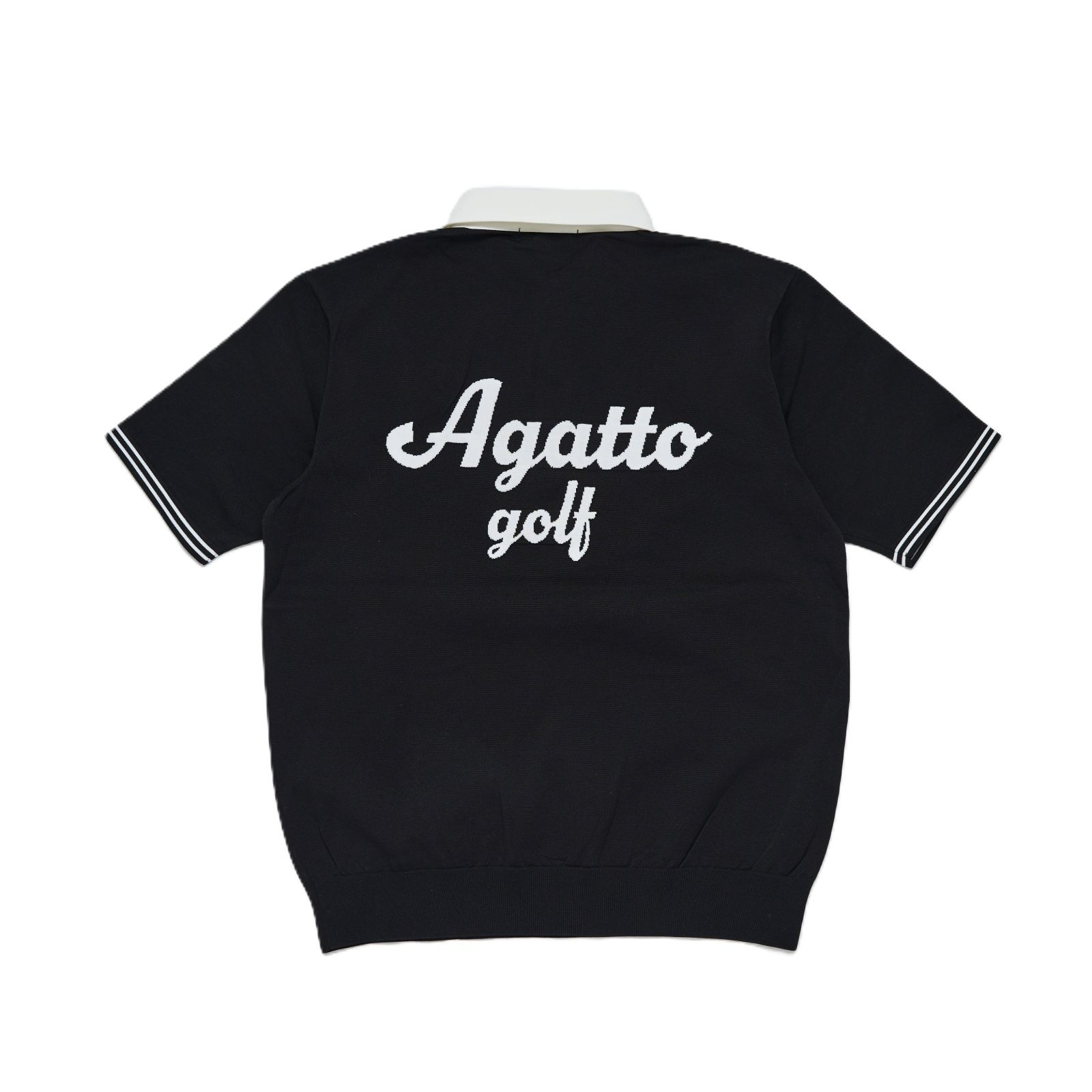 Contact Color Knit Polo BLACK | TOPS | 【公式】AGATTO（アガット）