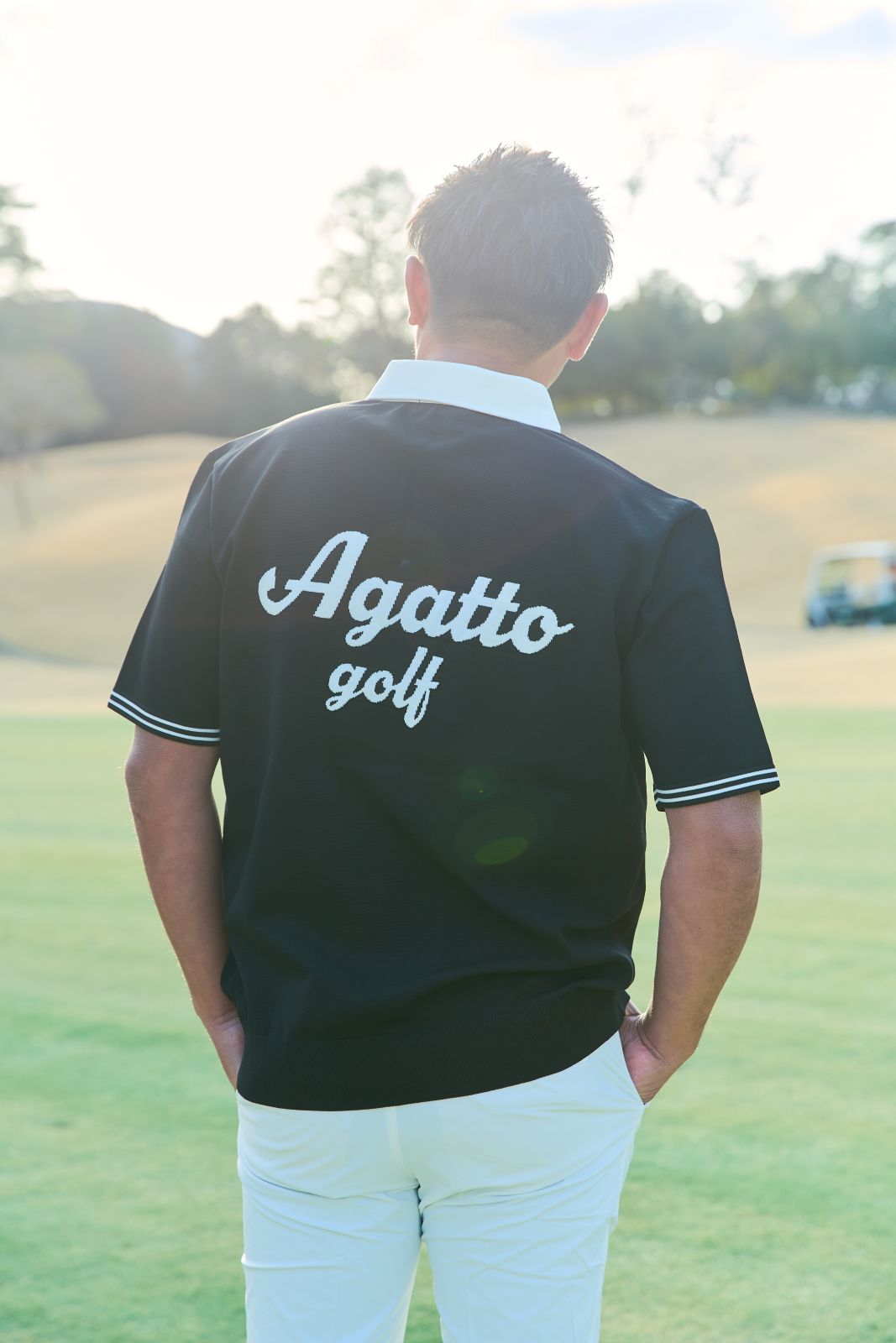 Contact Color Knit Polo BLACK | TOPS | 【公式】AGATTO（アガット）