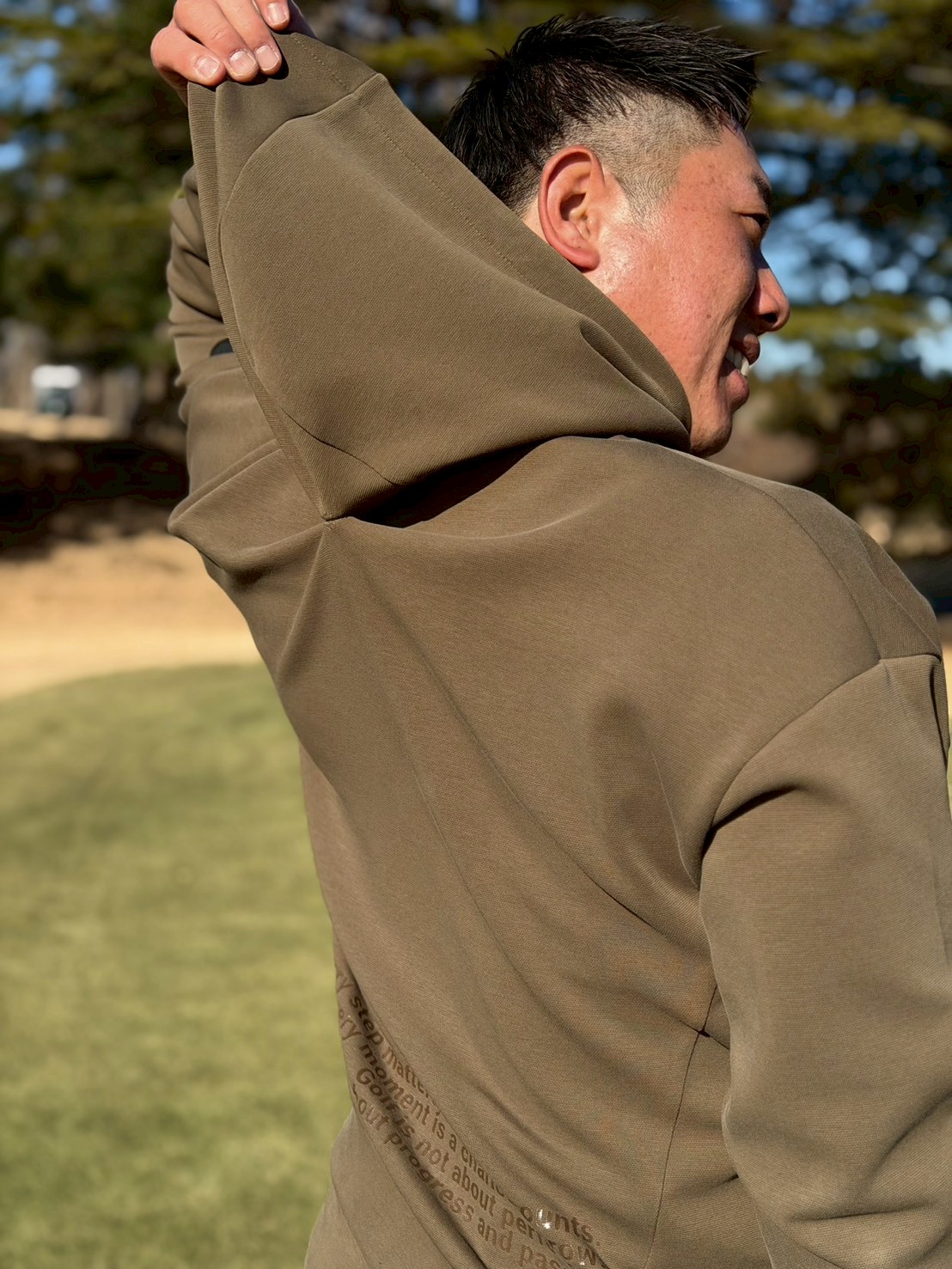 Hoodie set-up KHAKI
