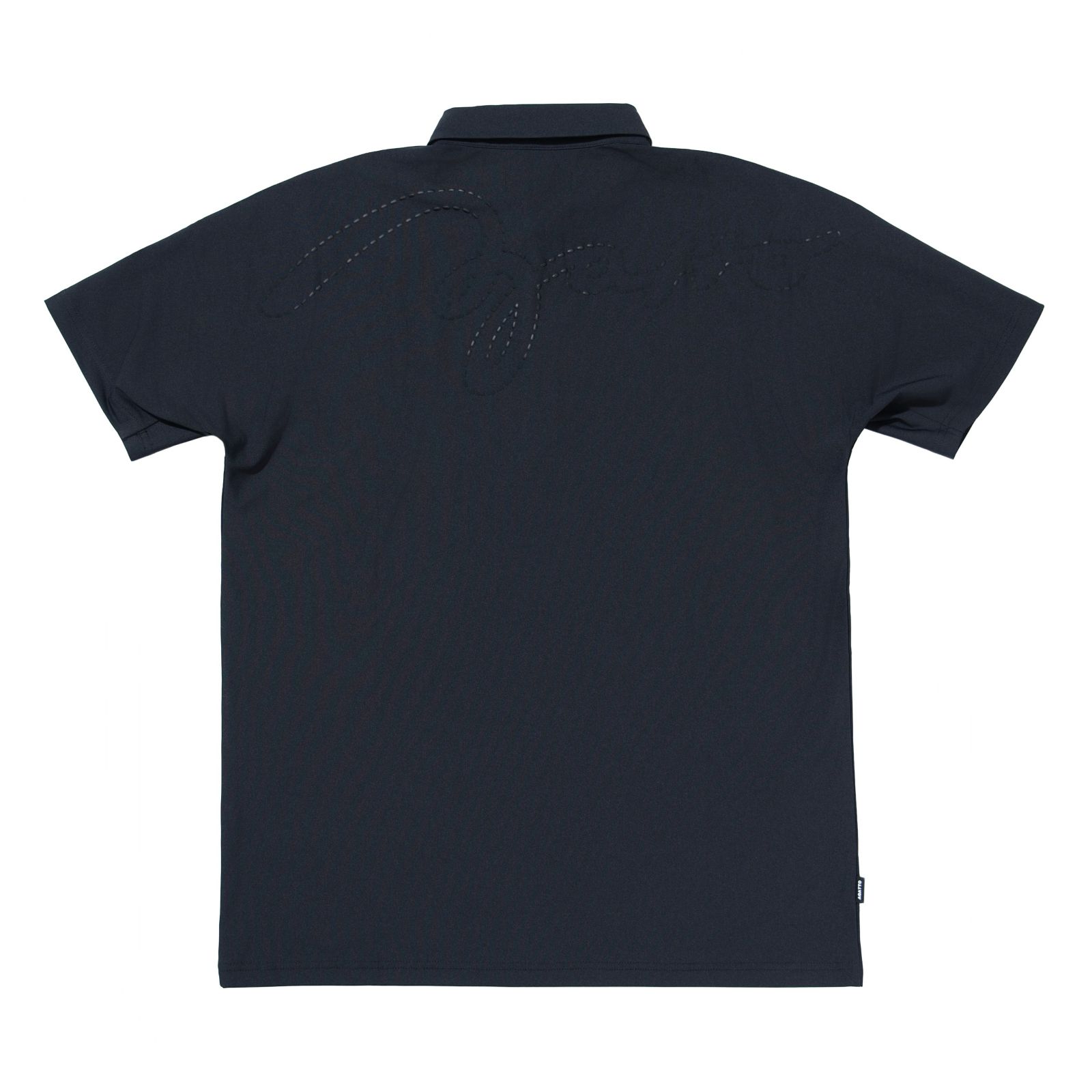 Stitch Back Logo Polo BLACK
