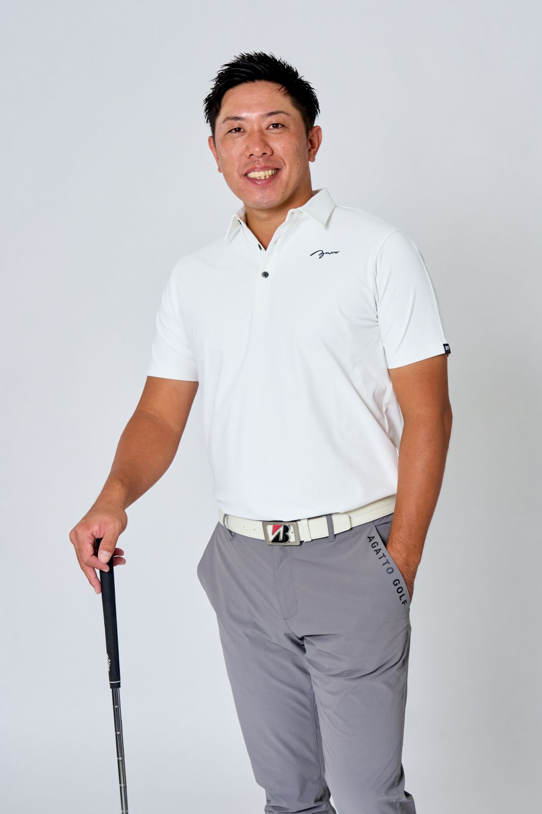Stitch Back Logo Polo WHITE | TOPS | 【公式】AGATTO（アガット）