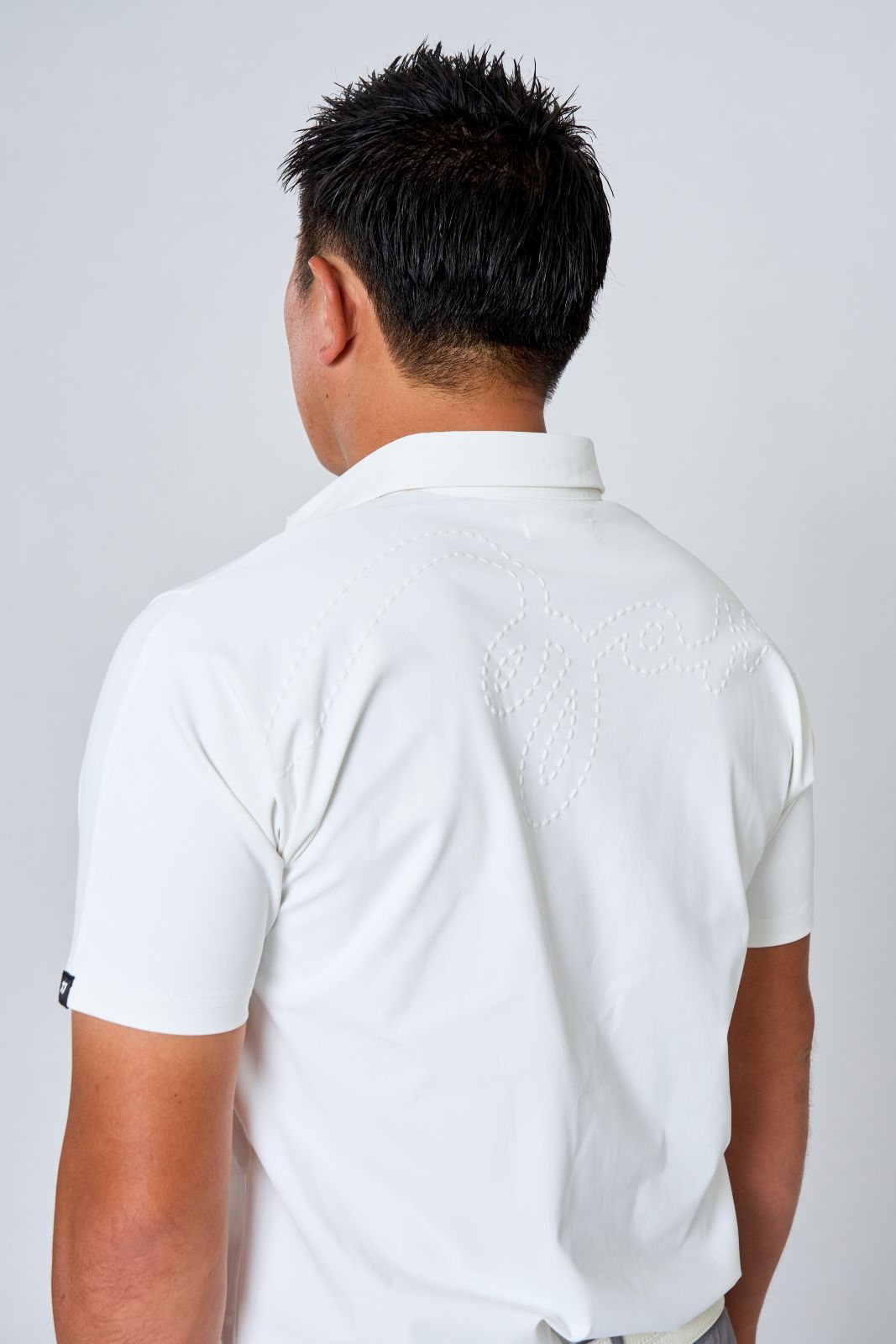 Stitch Back Logo Polo WHITE | TOPS | 【公式】AGATTO（アガット）
