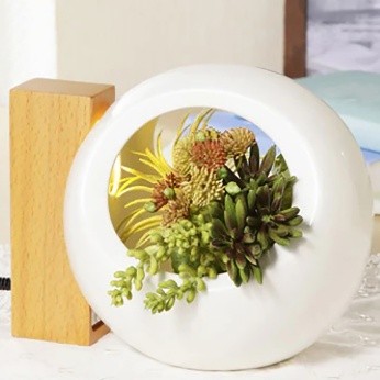 ライト付きフラワーベース