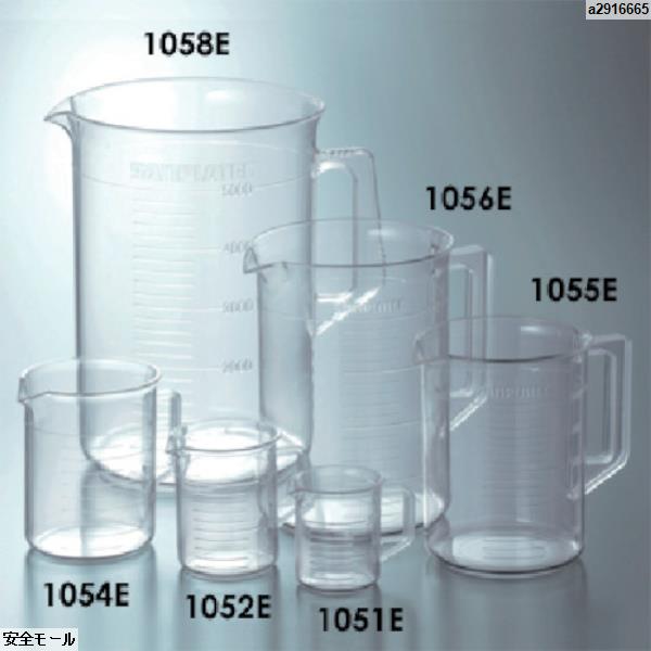 サンプラ TPX手付きビーカー 500ml　1054E　1個|研究用品|工業用副資材A