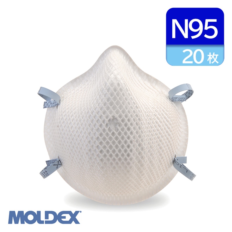 MOLDEX ���ǥå��� N95 �Ȥ��Τ� �ɿХޥ��� CDC NIOSH ������ 20�� S M ������ 20�� [S:2201N95/M:2207N95]