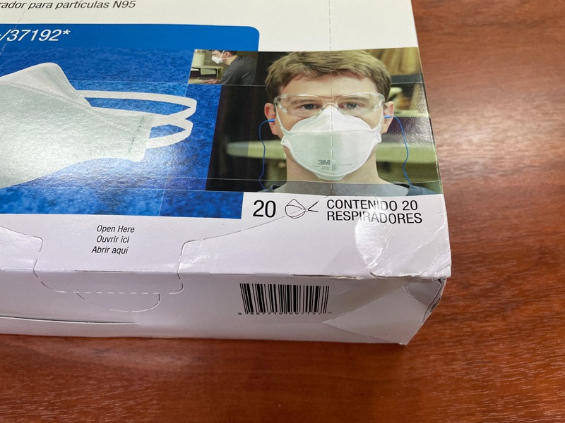 訳アリ】3M N95 使い捨て 防塵マスク CDC NIOSH 検定合格 Aura 9210+