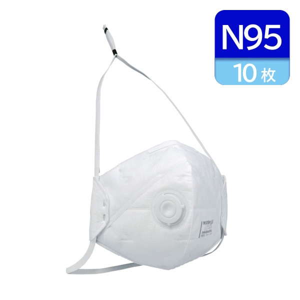 �����ޥ� N95 �Ȥ��Τ� �ɿХޥ��� CDC NIOSH ������ DD02V-N95-2K �ӵ����� 10��