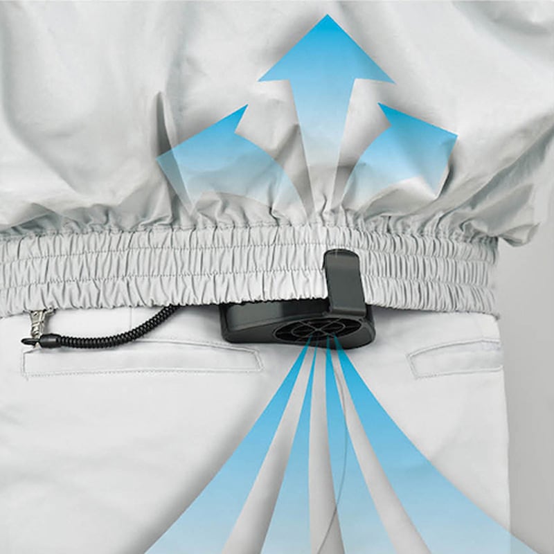 未使用品】爽快ジェットファン3 空調服 熱中症対策 服内の涼しい