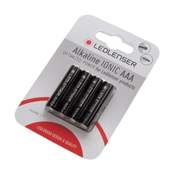 LEDLENSER ヘッドライト用オプション レッドレンザーオリジナルアルカリ単4型乾電池(4個入リ) 500981|ヘッドライト|作業用・工事用等の安全ヘルメット