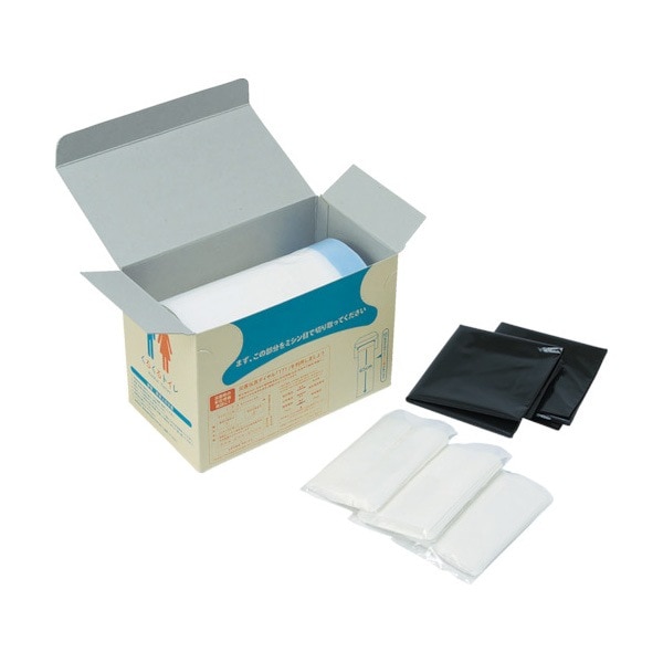 sanwa 非常用トイレ袋 クルクルトイレ20回分 400-786|簡易トイレ|防災グッズ