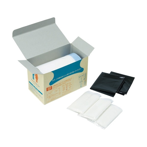 sanwa 非常用トイレ袋 クルクルトイレ10回分 400-787|簡易トイレ|防災グッズ