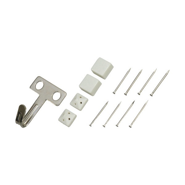 光 石膏ボード用フックニッケルメッキオ徳用(12個入)×:個 〇:PK KBFT-220|防災グッズ
