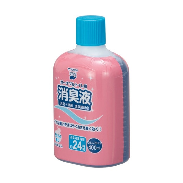 TONBO ポータブルトイレ用消臭液 400ml ブルー 12024|簡易トイレ|防災グッズ