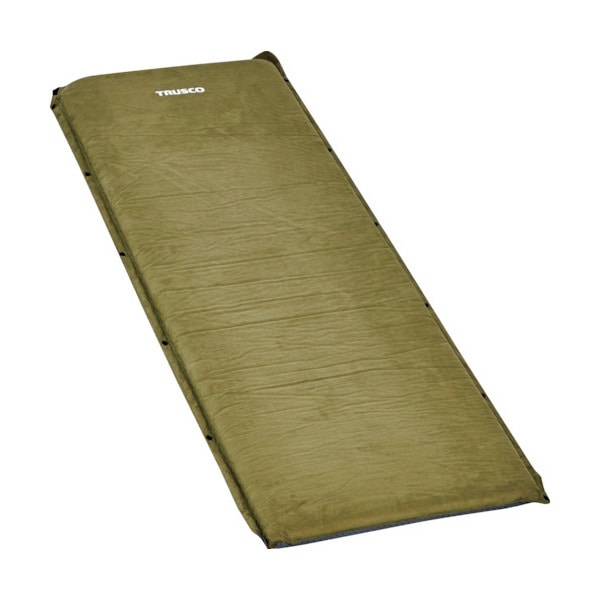TRUSCO エアーマット オリーブドラブ 66X188X5CM TAIRM-OD|寝具・敷物|防災グッズ
