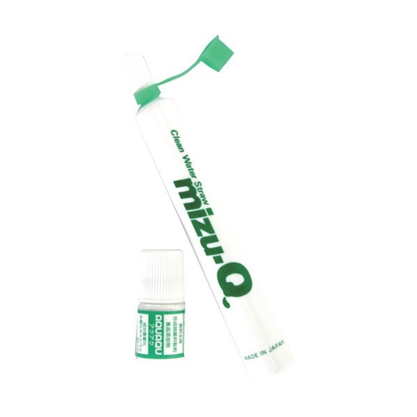 mizu-Q ミズキューストロー浄水器 MIZQ|携帯浄水器・タンク|防災グッズ